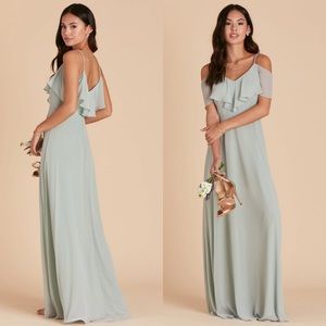 Birdy Grey Jane Convertible Bridesmaid Dress Chiffon Sage Green Small
